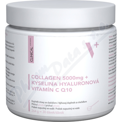 Clinical Collagen+k.Hyal.+vit.C&Q10 jahoda 264g