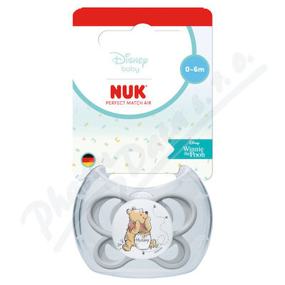 NUK Perf.Mat.AIR dudlík Medv.Pú 0-6m 1ks mix barev