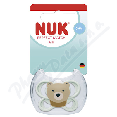 NUK Perfect Match AIR dudlík 0-6m 1ks mix barev