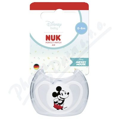 NUK Perf.M.AIR dudlík Mickey 0-6m 1ks mix barev