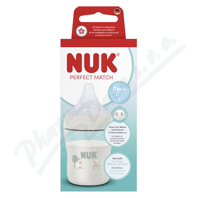 NUK Perfect Match láhev 150ml 0+m mix barev