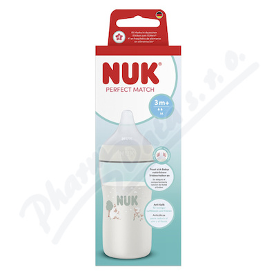 NUK Perfect Match láhev 260ml 3+m mix barev