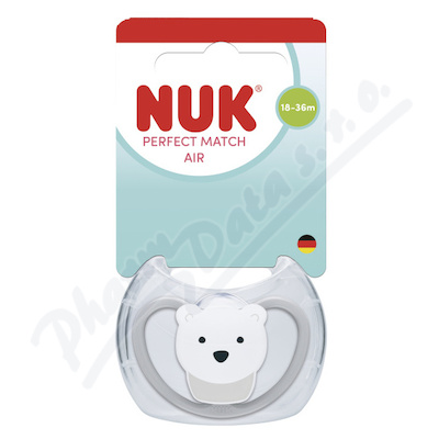 NUK Perfect Match AIR dudlík 18-36m 1ks mix barev