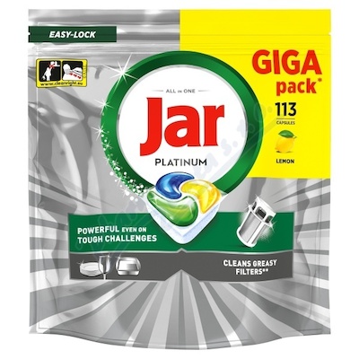 Jar Platinum Lemon kapsle do myčky 113ks
