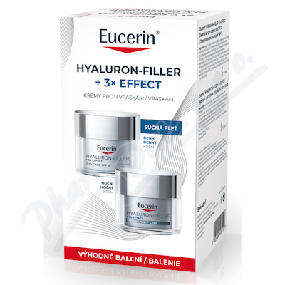 Eucerin Hyal-Fill+3xEffect den+noc kr.2x50ml2026
