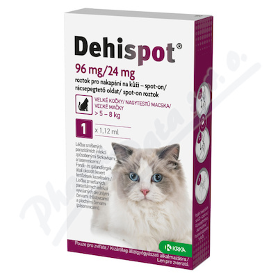 Dehispot 96mg/24mg spot-on 1x1.12ml
