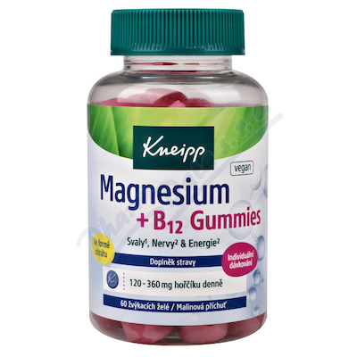 Kneipp Magnesium+B12 gummies 60ks