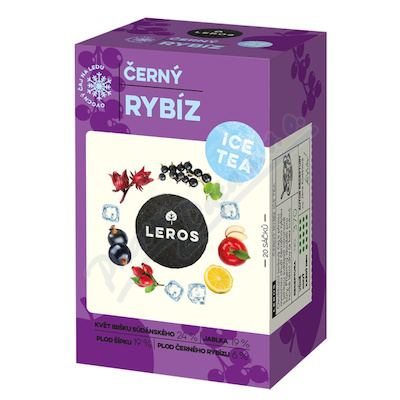 LEROS Ice Tea černý rybíz 20x2g