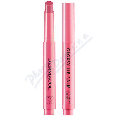 Dermacol Glossy Lip Balm Cool.Effect Lychee04 1.8g