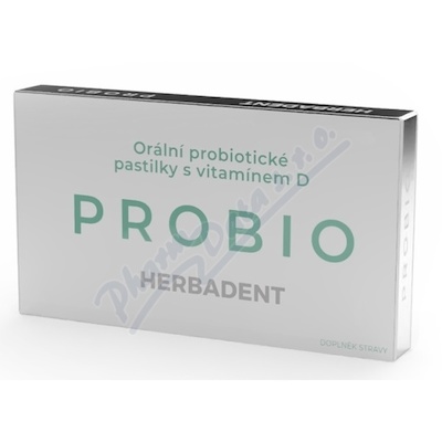 HERBADENT PROBIO Orální probiot.past.s vit.D 20ks
