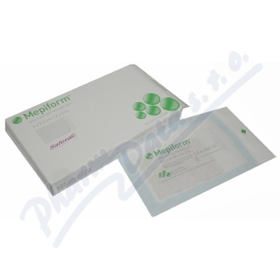 Mepiform samolep.silik.krytí sterilní 5x7.5cm 5ks