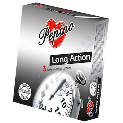 Pepino Long Action prezervativ 3ks