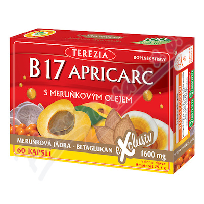 TEREZIA B17 APRICARC s meruň.olejem cps.60