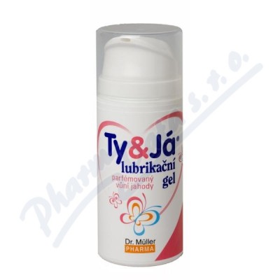 Lubrik.gel Ty&Já parf.vůní jahody 100ml Dr.Müller