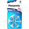 Panasonic PR675 baterie do naslouchadel 6ks
